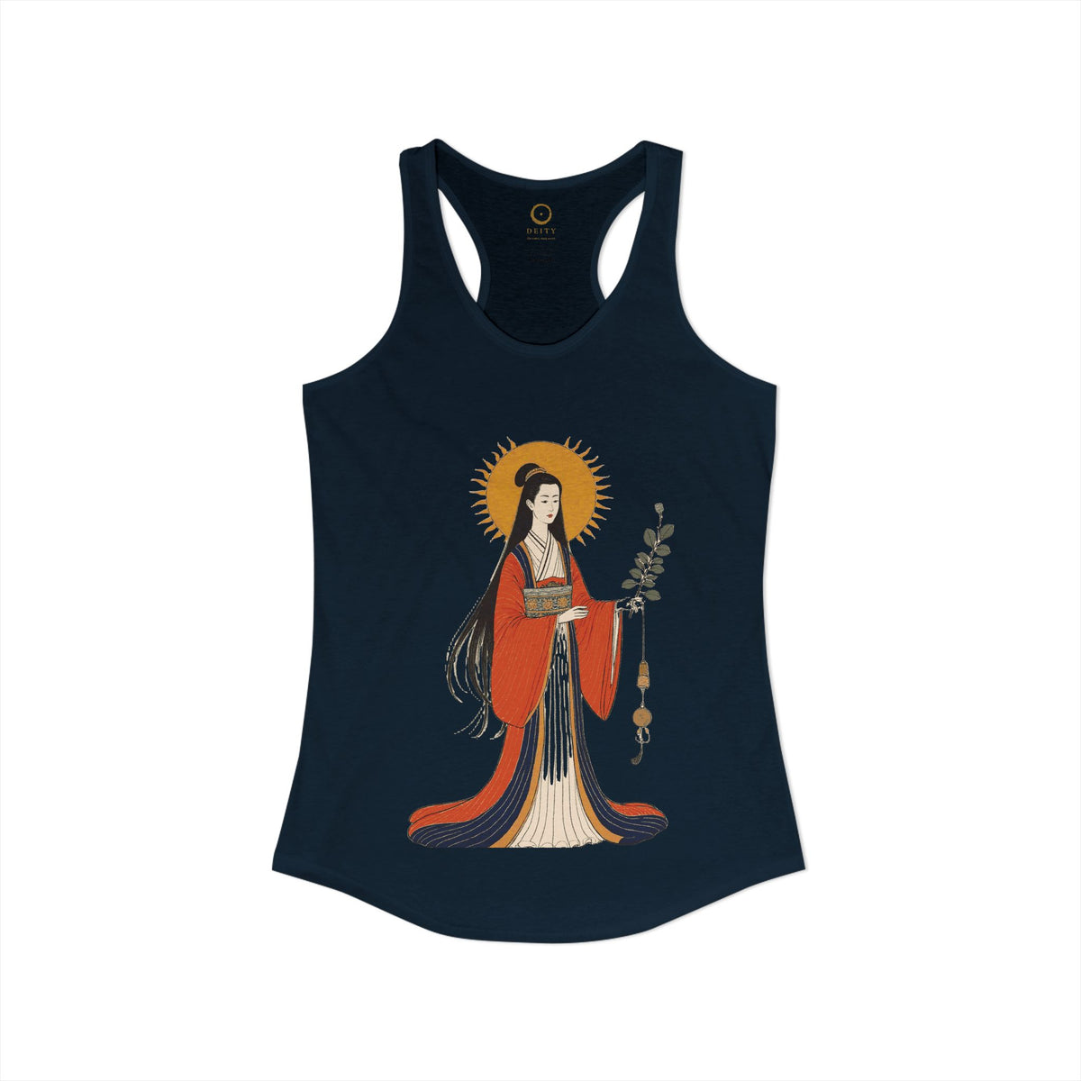 Amaterasu: She Who Shines in Heaven — Women's Racerback Tank