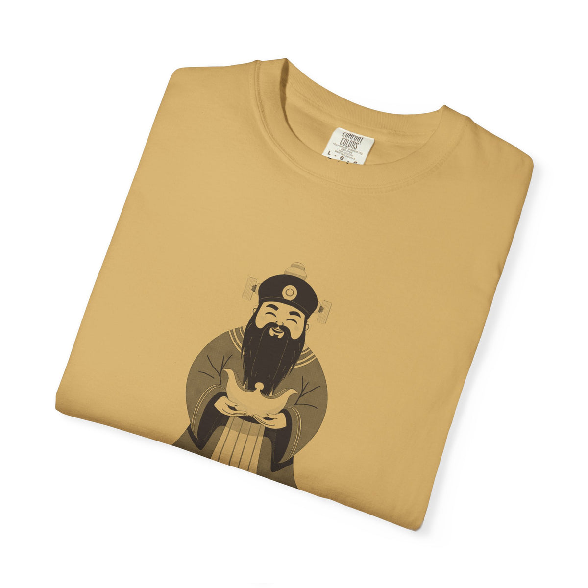 Caishen: The Civil God of Wealth — Garment-Dyed One-Ink Tee