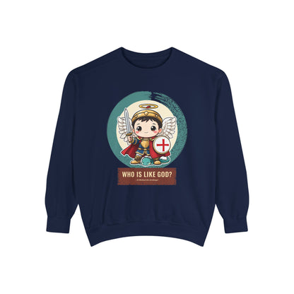St Michael the Archangel: Prince of the Heavenly Host — Garment-Dyed Sweatshirt