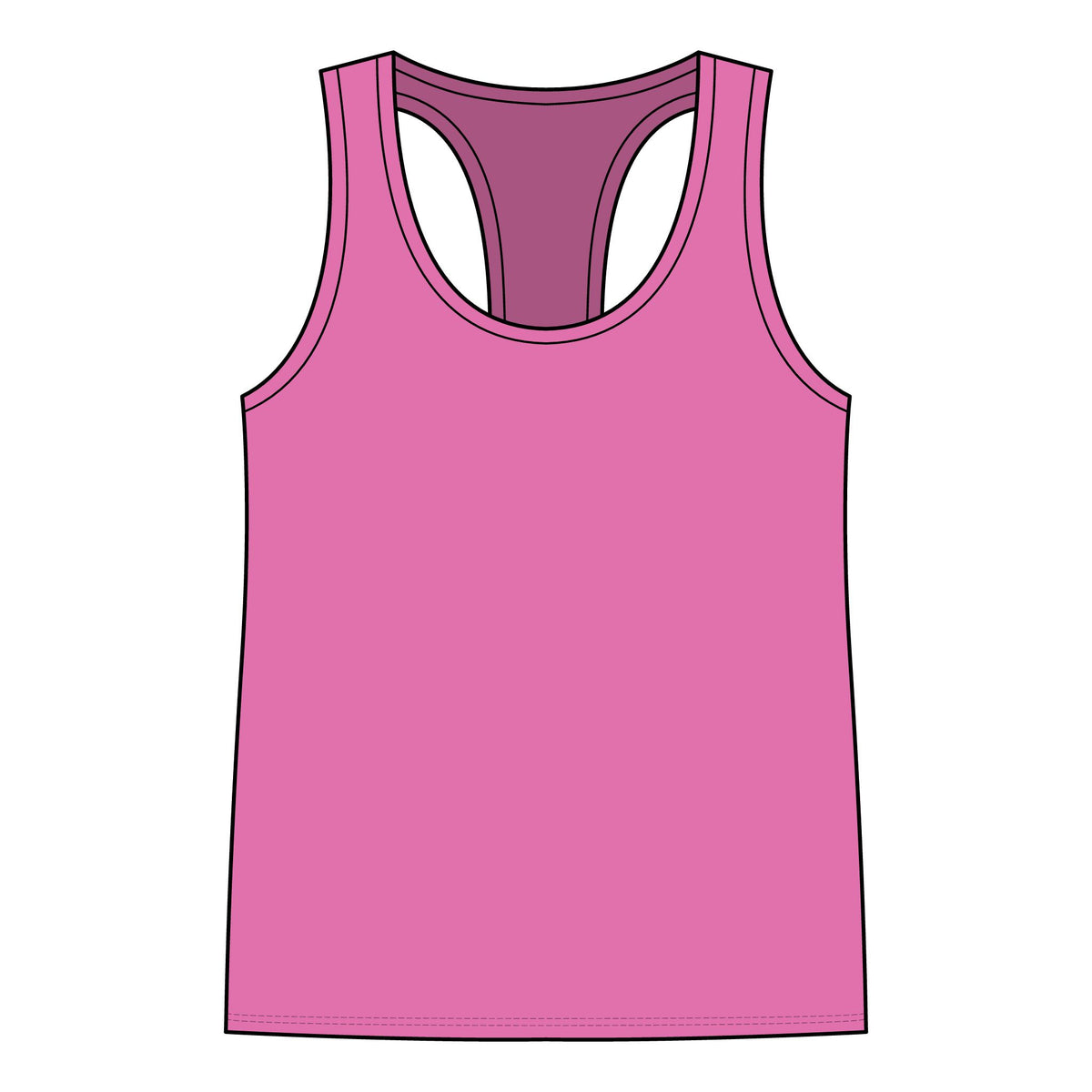 Krishna: Protector of Cows — Women's Racerback Tank