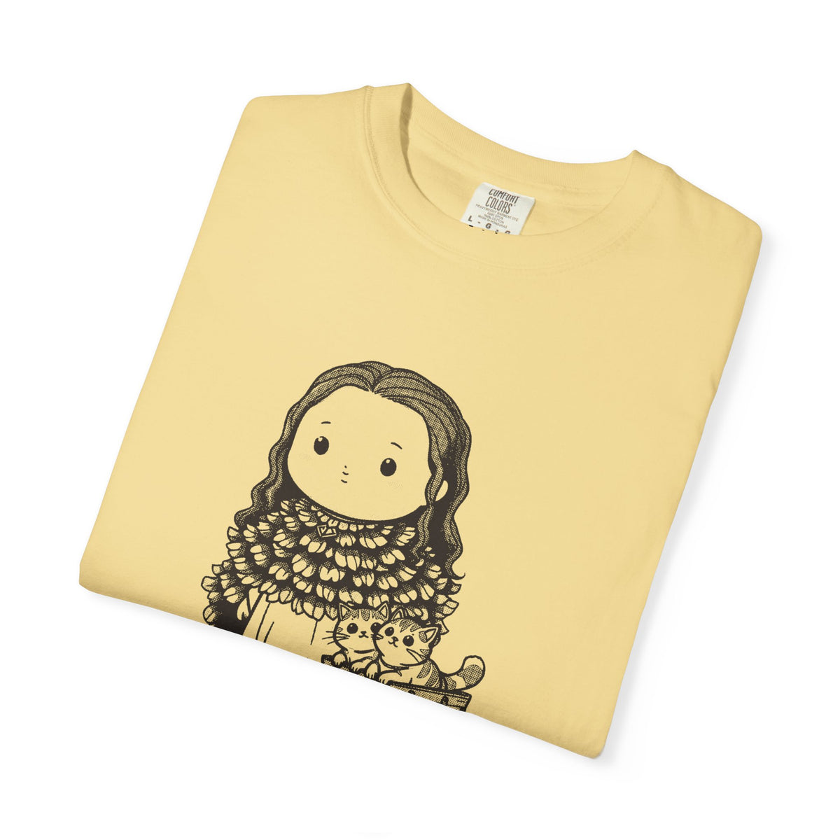 Freyja · “The original cat lady.” — Garment-Dyed One-Ink Tee