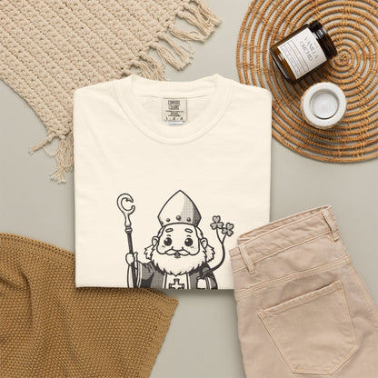St Patrick · “He came back anyway.” — Garment-Dyed One-Ink Tee