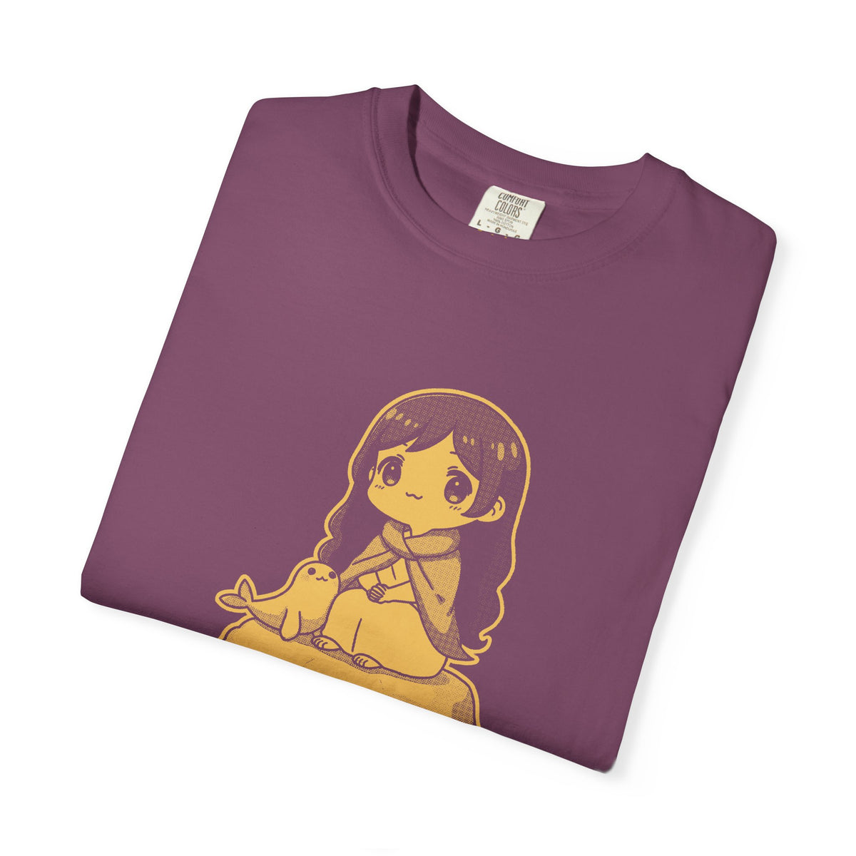 Selkie · “Land legs, sea heart.” — Garment-Dyed One-Ink Tee