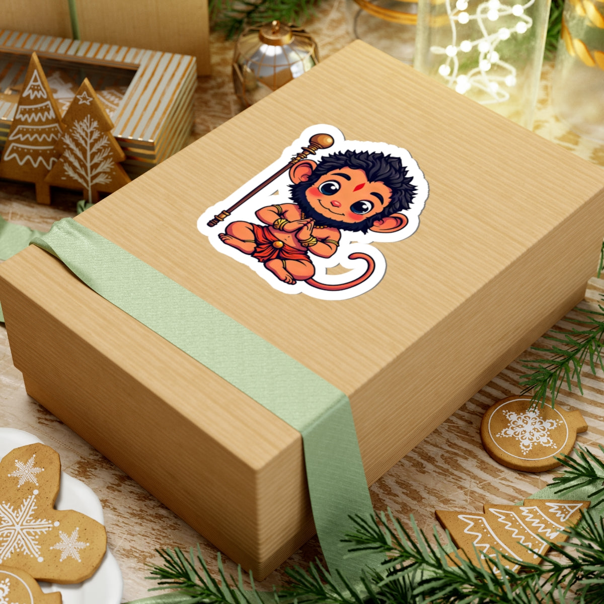Hanuman: Painted in Sindoor for Rama — Sticker