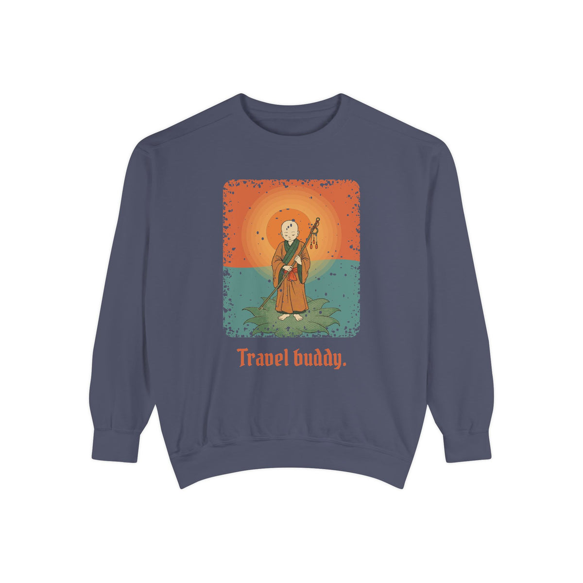 Jizō: Guardian of the Six Realms — Garment-Dyed Sweatshirt