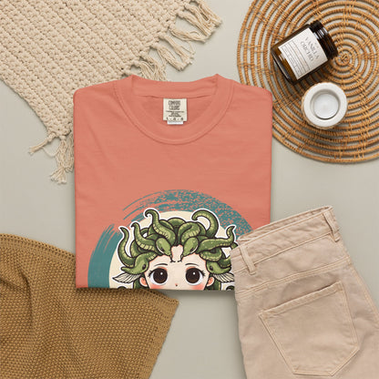 Medusa · “Look again.” — Garment-Dyed T-Shirt