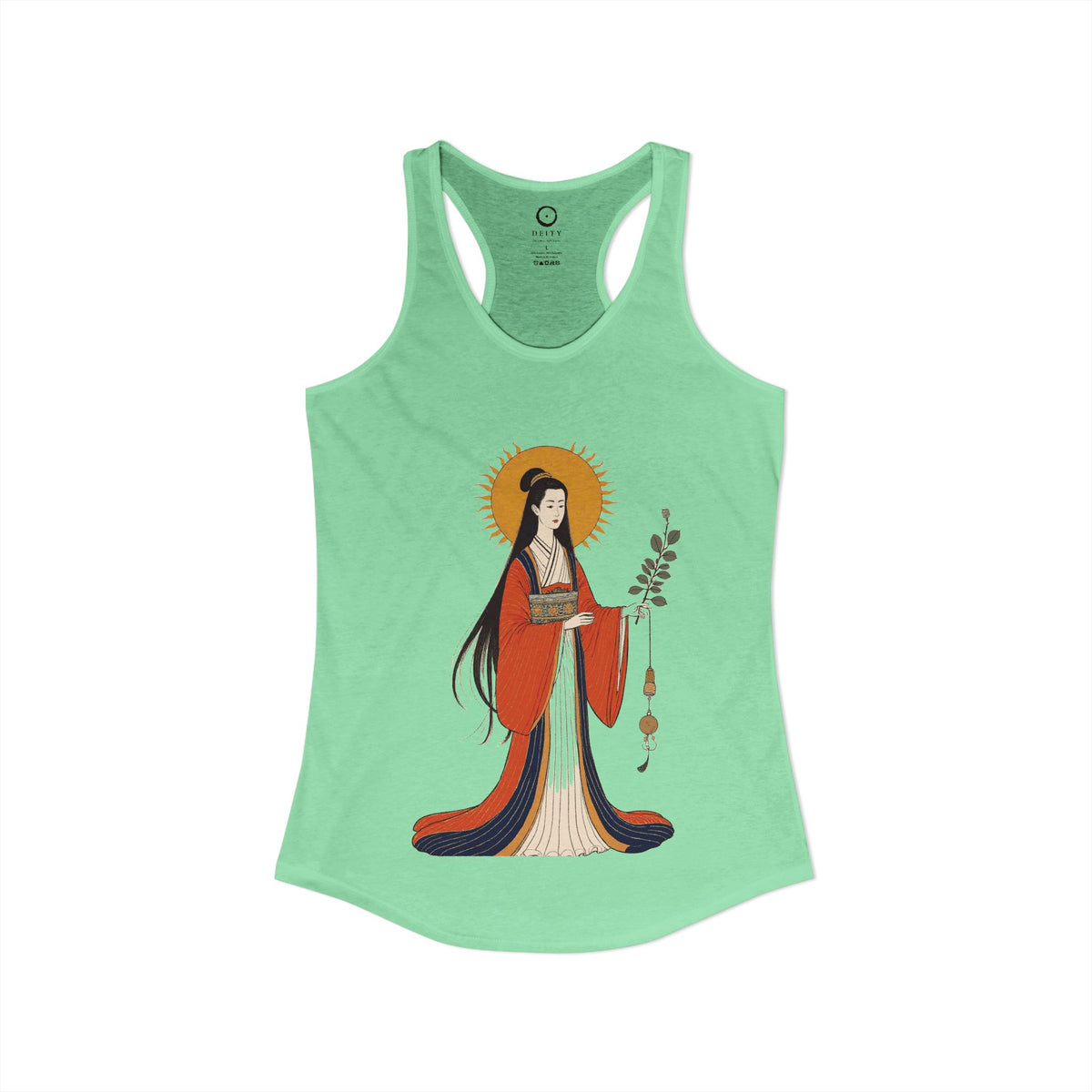 Amaterasu: She Who Shines in Heaven — Women's Racerback Tank