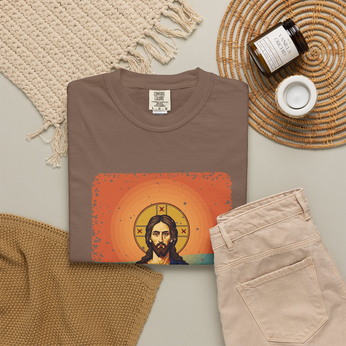 Jesus Christ · “How long must I put up with you?” — Garment-Dyed T-Shirt