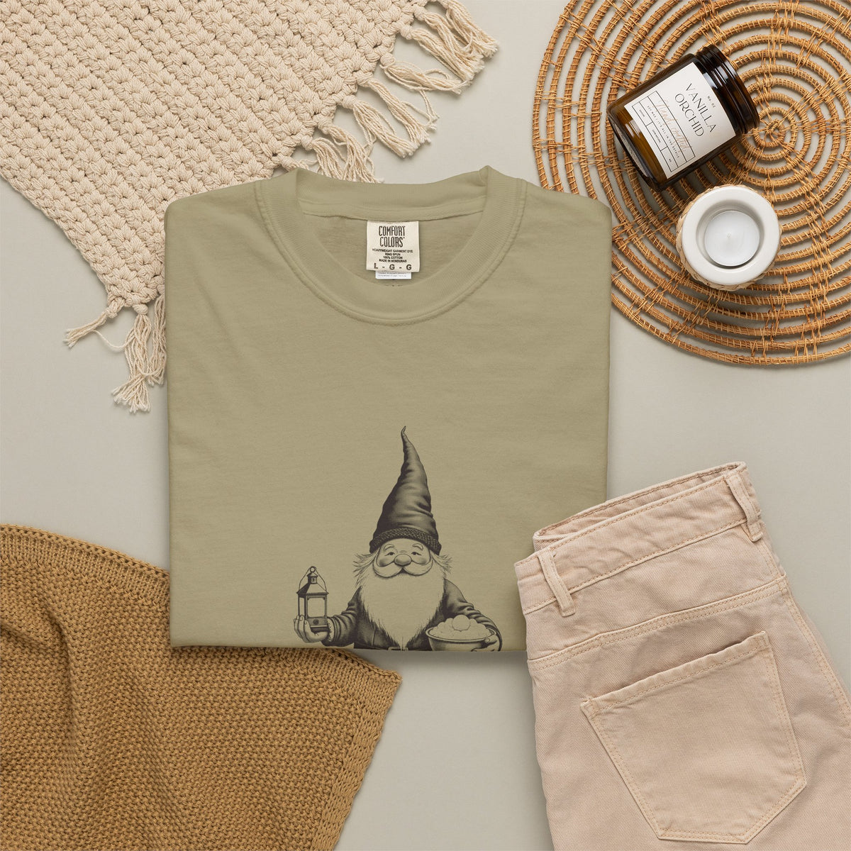 Tomte · “Don't forget the butter.” — Garment-Dyed One-Ink Tee