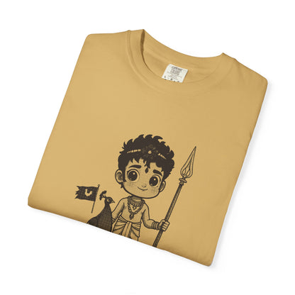 Murugan · “He taught his father.” — Garment-Dyed One-Ink Tee