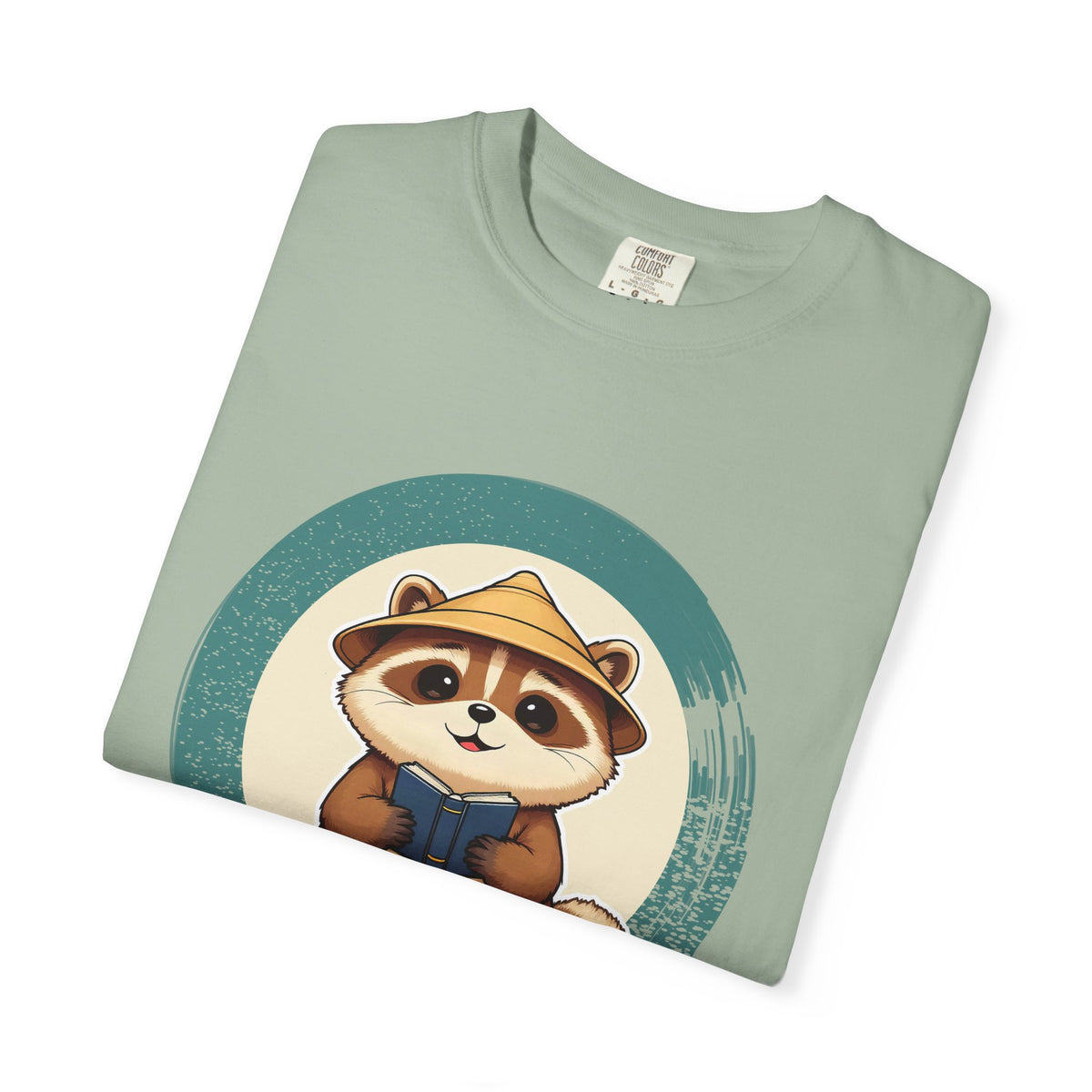 Tanuki: Lucky Greeter at the Shop Door — Garment-Dyed T-Shirt