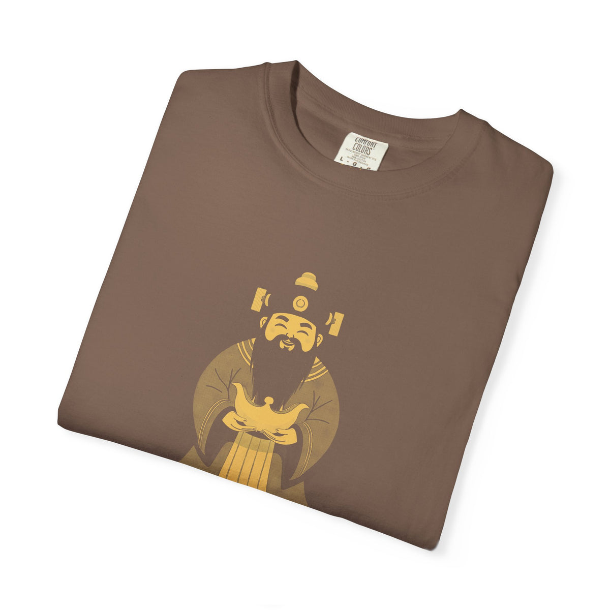 Caishen: The Civil God of Wealth — Garment-Dyed One-Ink Tee