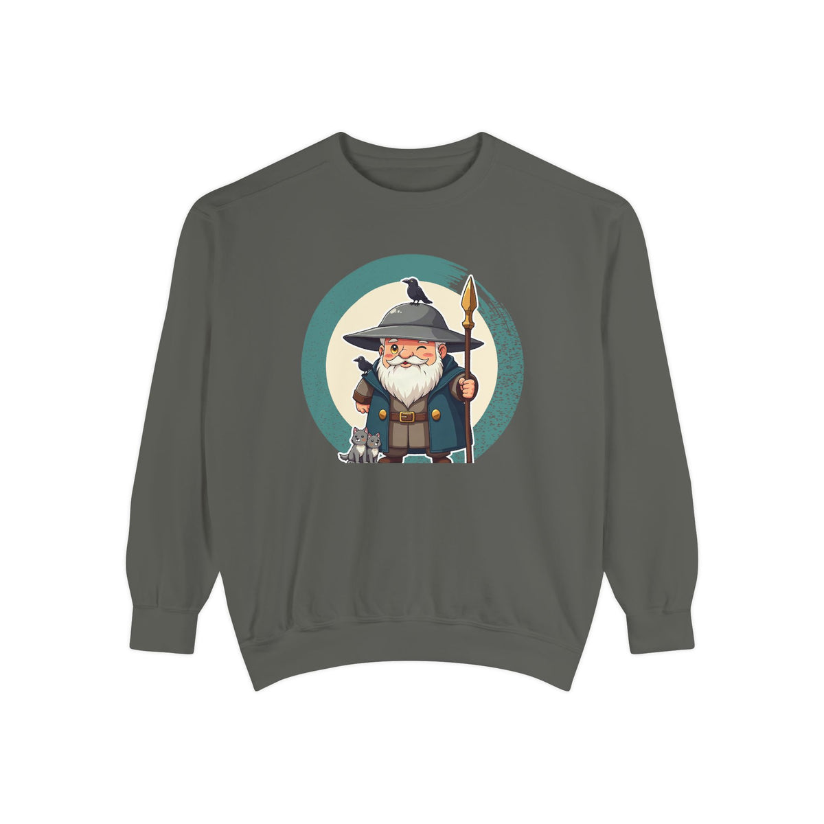 Odin: Gave an Eye for Wisdom — Garment-Dyed Sweatshirt