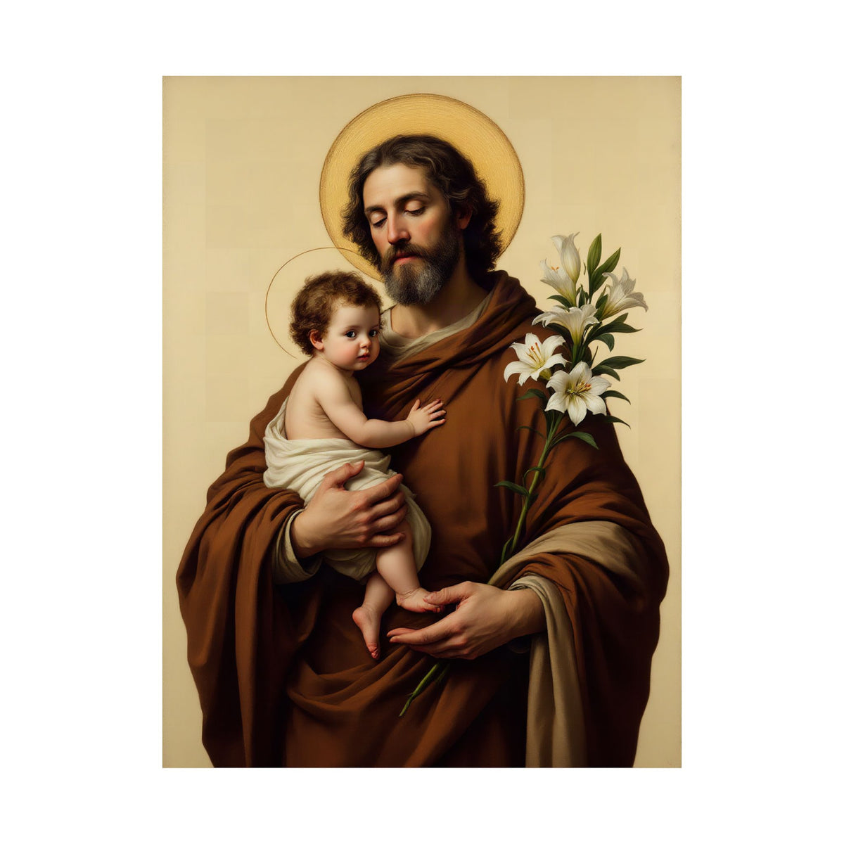 St Joseph: Guardian of the Redeemer — Art Print
