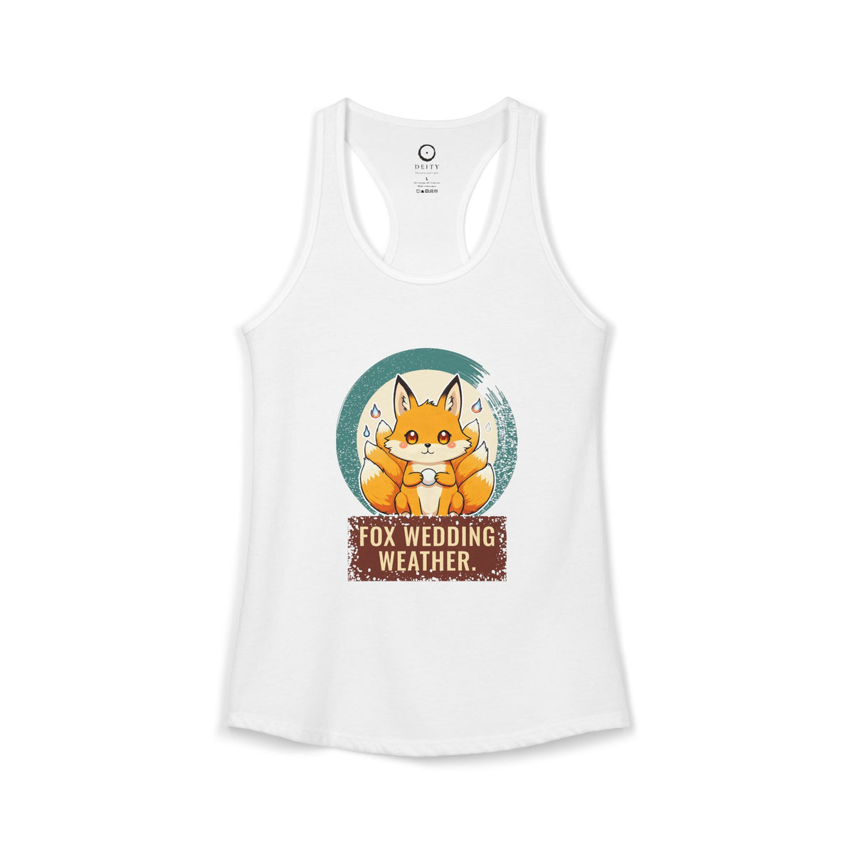 Kitsune: Messenger of Inari — Women's Racerback Tank
