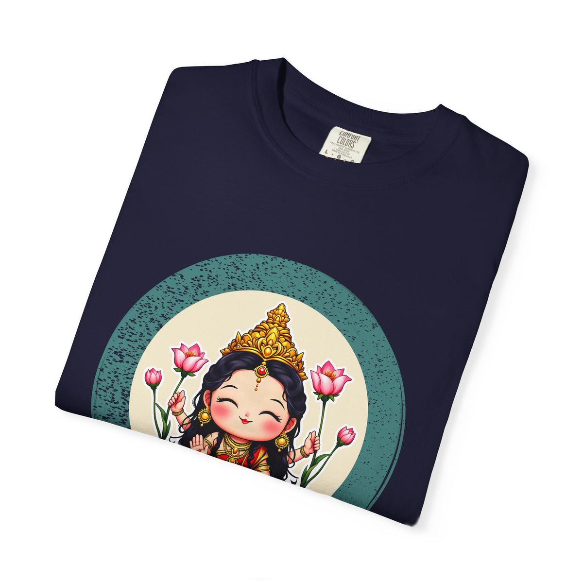 Lakshmi: She of the Lotus — Garment-Dyed T-Shirt