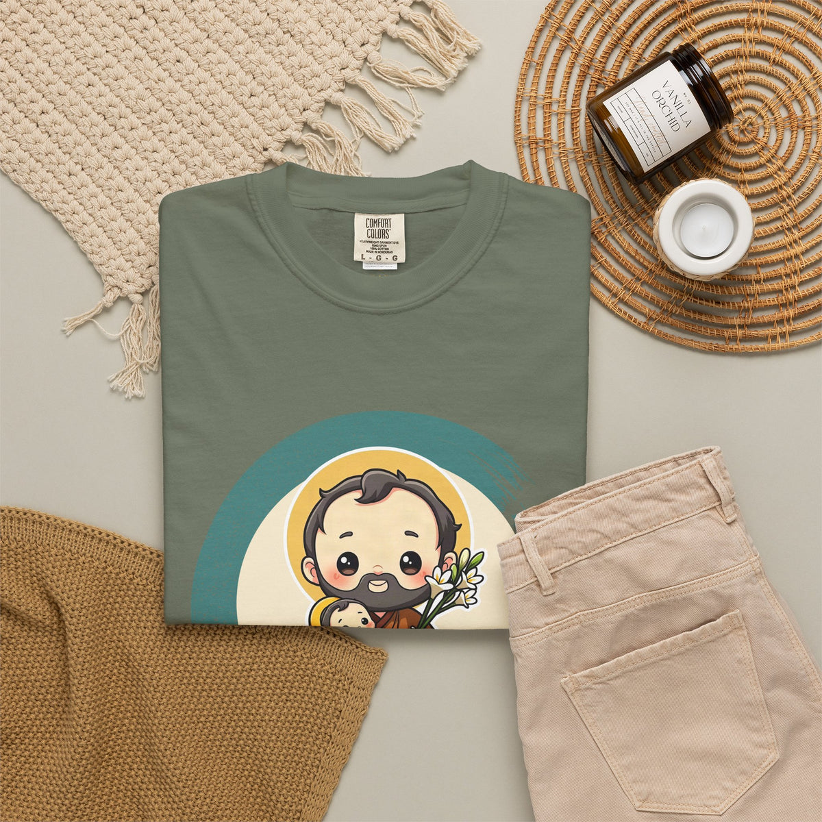 St Joseph · “Said nothing. Did everything.” — Garment-Dyed T-Shirt