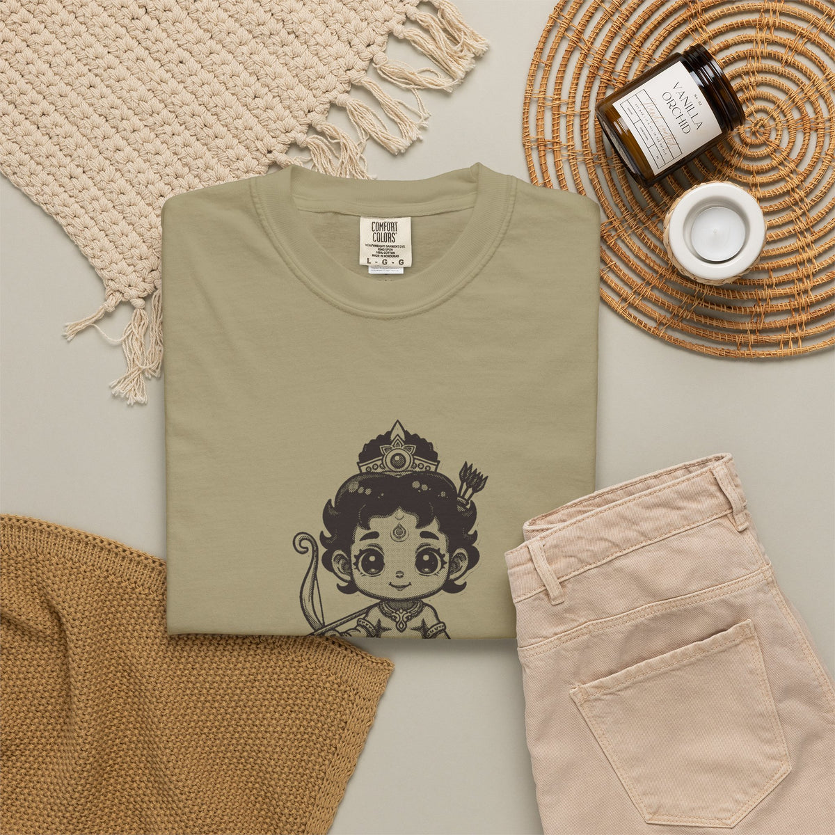 Rama: Kodanda Rama — Garment-Dyed One-Ink Tee