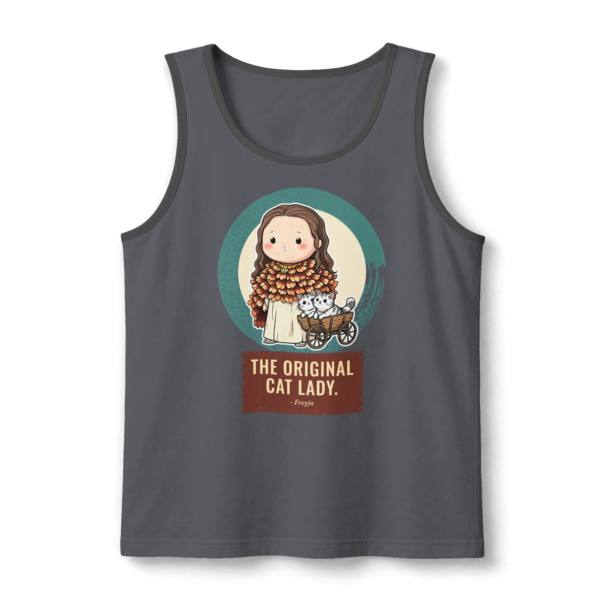 Freyja: Cats at the Reins — Unisex Muscle Tank
