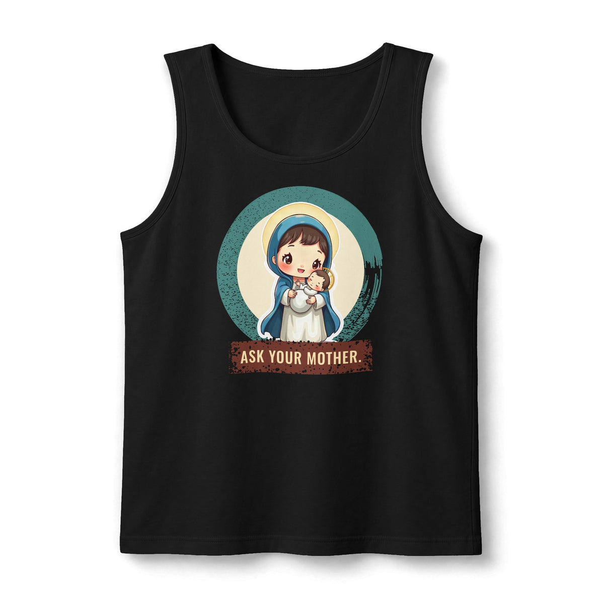 The Virgin Mary: Queen of Peace — Unisex Muscle Tank