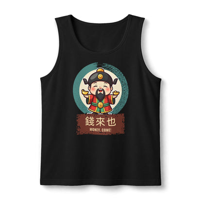 Caishen: Inviting Wealth and Treasure — Unisex Muscle Tank