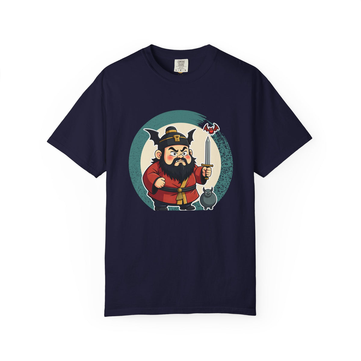 Zhong Kui: Bringer of the Five Blessings — Garment-Dyed T-Shirt