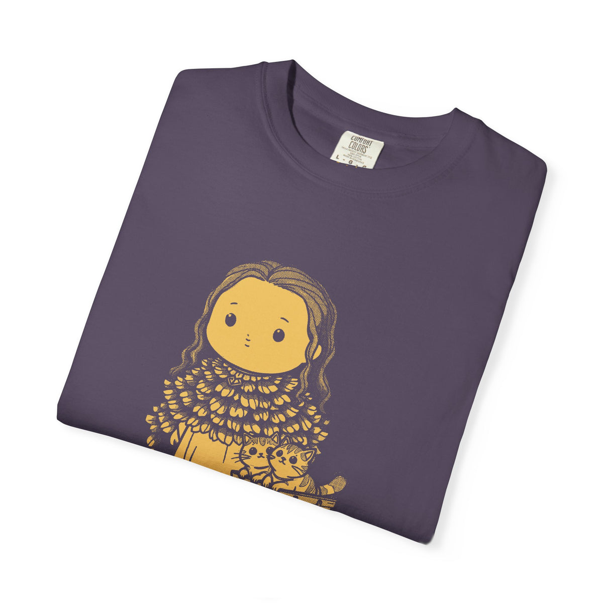 Freyja · “The original cat lady.” — Garment-Dyed One-Ink Tee