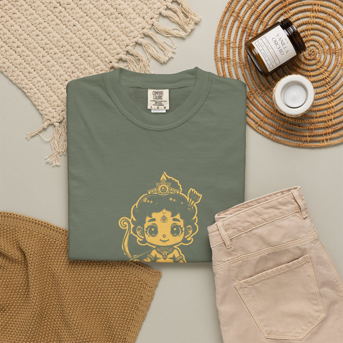 Rama: Kodanda Rama — Garment-Dyed One-Ink Tee