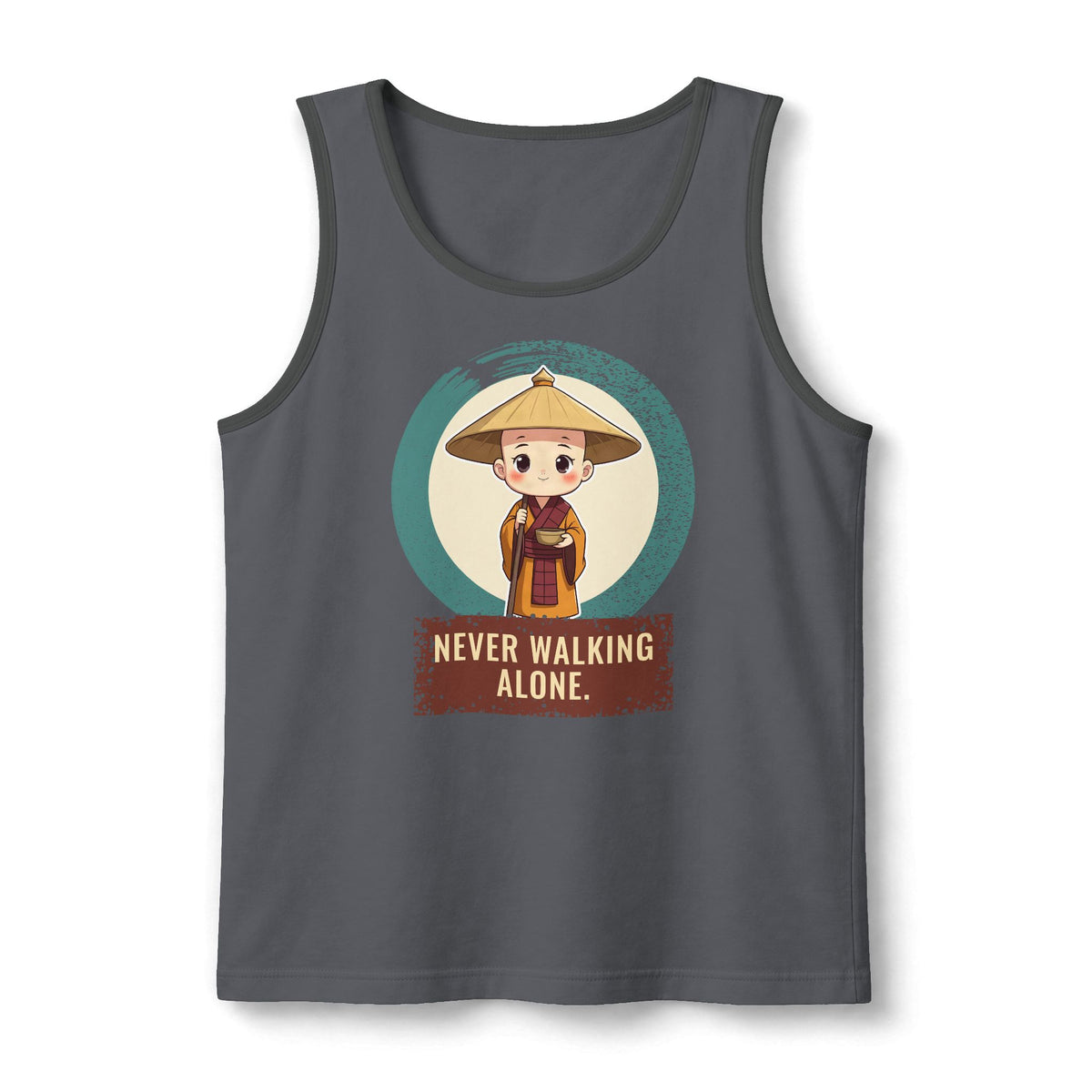 Kōbō Daishi: Walking with Every Pilgrim — Unisex Muscle Tank