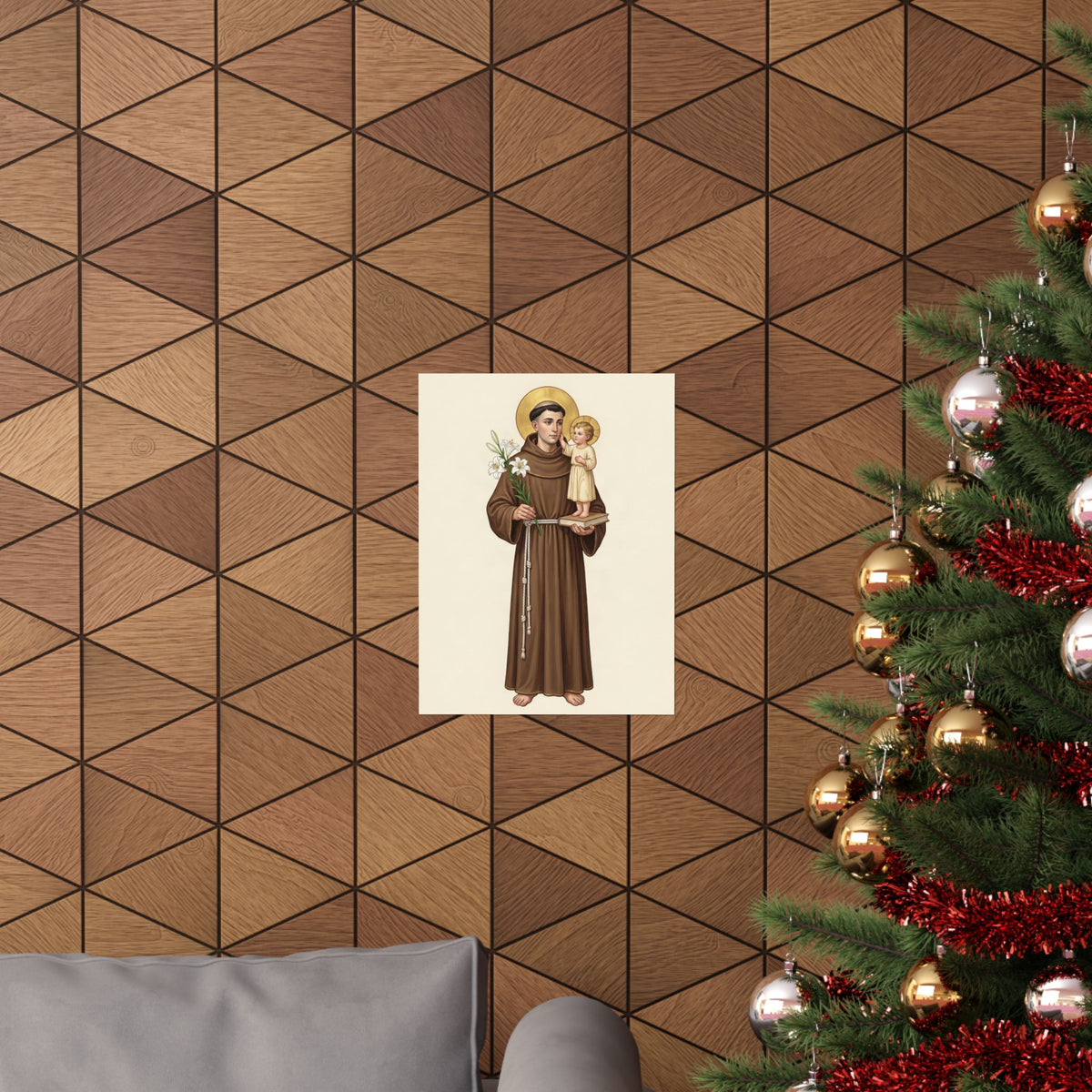 St Anthony of Padua: Companion of the Christ Child — Art Print